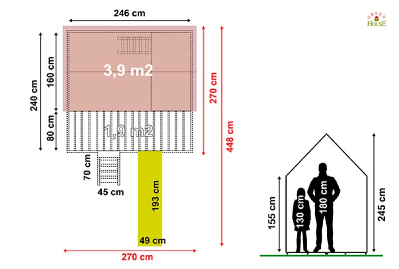 Petits Belges jouant dans une cabane en bois à l'extérieur