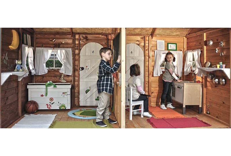 Casa infantil de madera