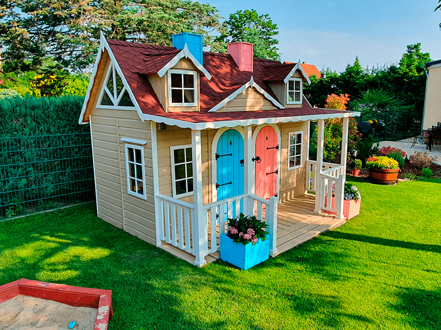 Casa infantil de madera