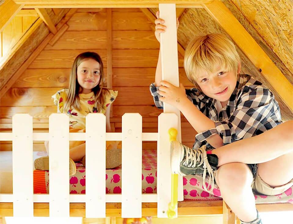 Casa infantil de madera para niños