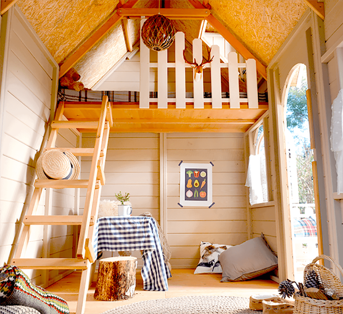 Casa infantil de madera